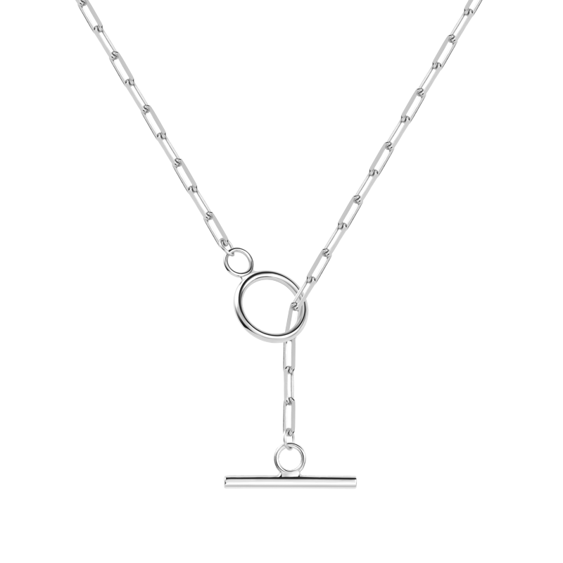 OT Buckle Chain Necklace Sterling Silver_1