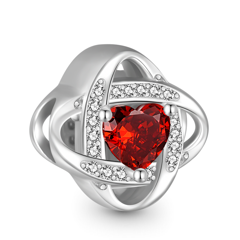 Gnoce Lucky Knot Birthstone Charm_2