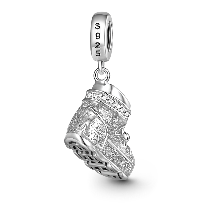 Gnoce Sparkling Snowshoes Pendant Dangle Charm_2