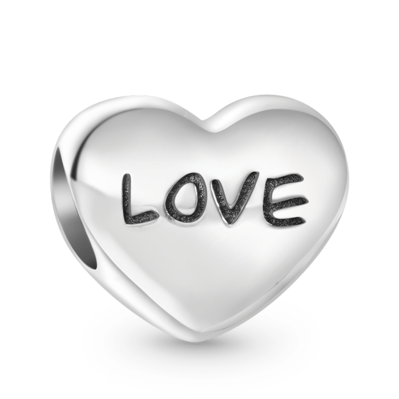 Gnoce "Love" Little Girl & Puppy Heart Charm_2