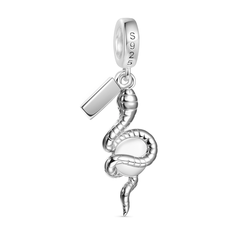 Gnoce Lucky Snake Pendant Dangle Charm_2