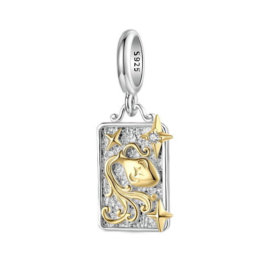Gnoce Constellation Aquarius Pendant Dangle Charm_1