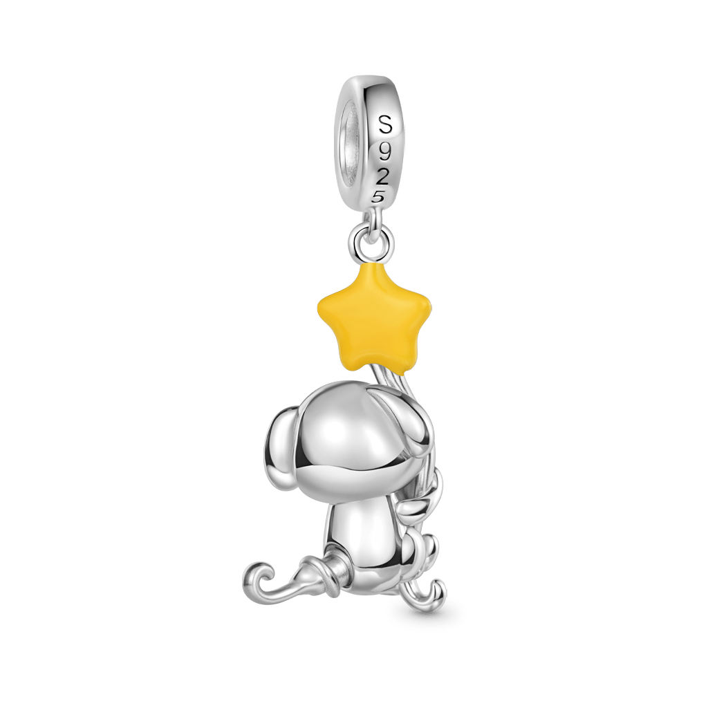 Gnoce Dog Memorial Urn Ashes Glow-in-the-Dark Pendant Dangle Charm_5