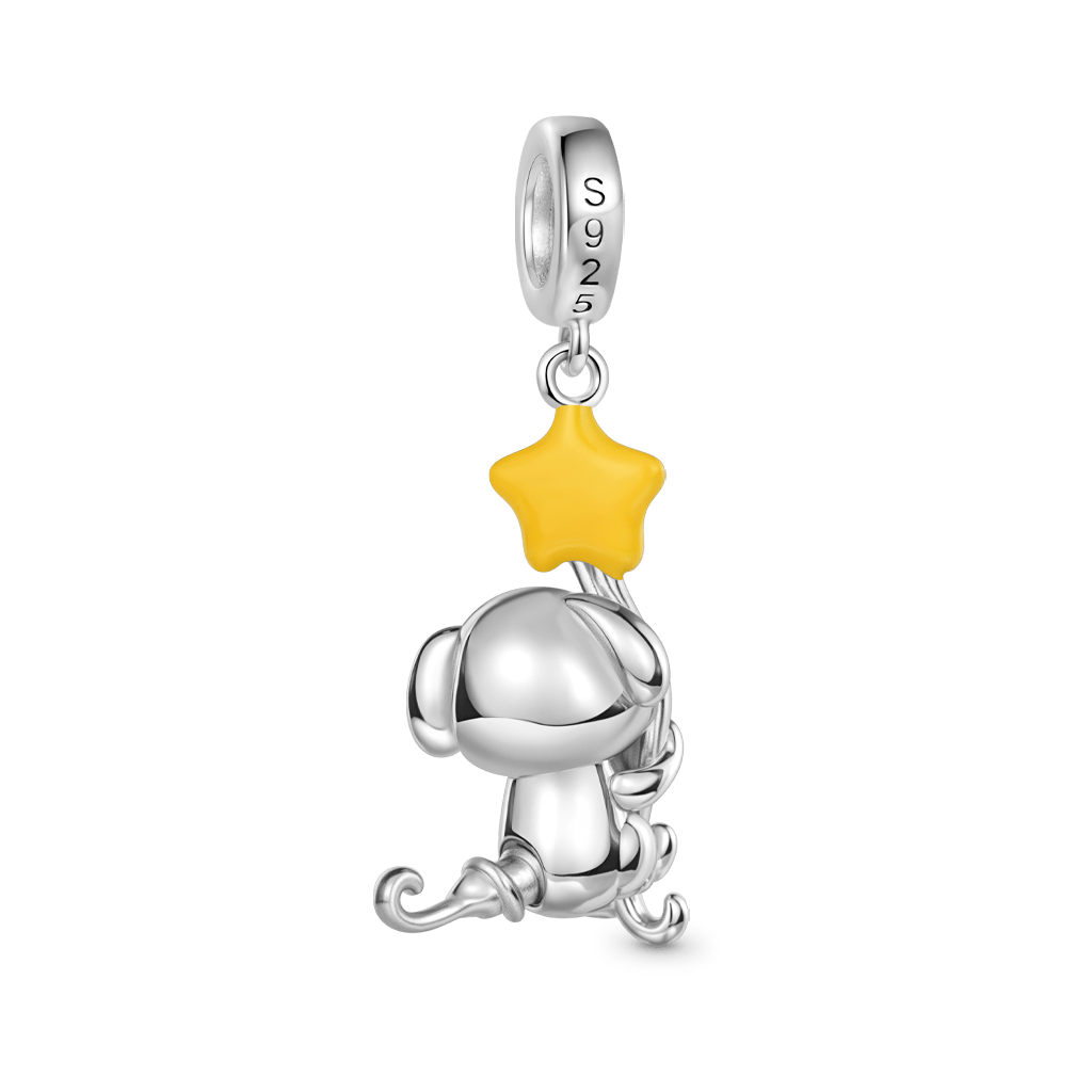Gnoce Dog Memorial Urn Ashes Glow-in-the-Dark Pendant Dangle Charm_5