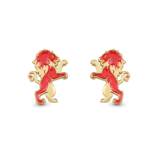 Gnoce Harry Potter Gryffindor Lion Stud Earrings_1