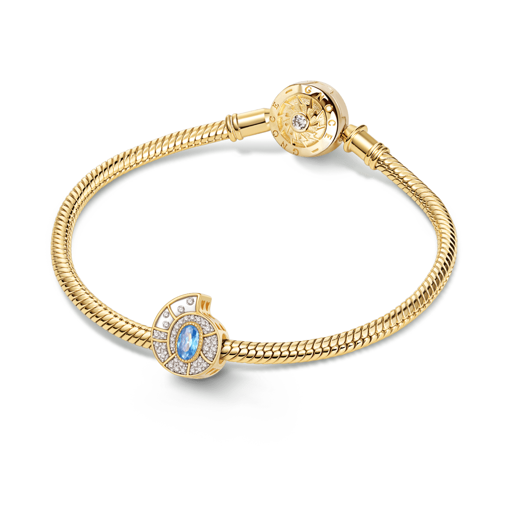 Gnoce Conch Charm Platinum-plated Silver Blend_3