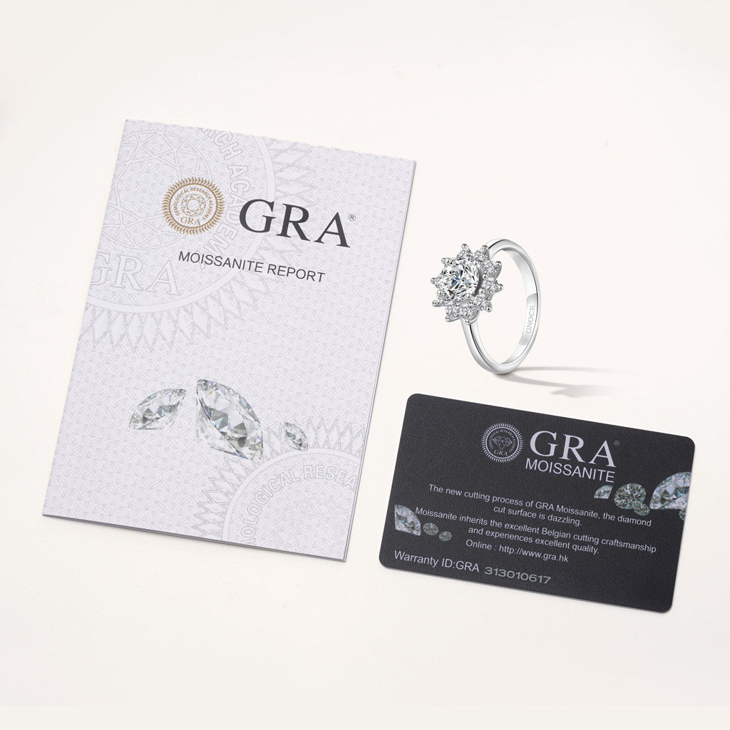 Gnoce Shiny 1ct D Color VVS Moissanite Snowflake Ring_3