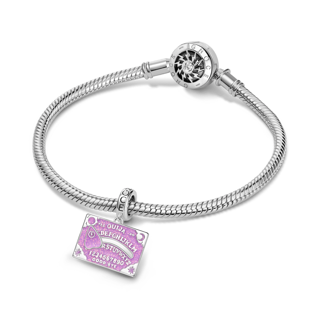 Gnoce Divination Board Charm Platinum-plated Silver Blend_4