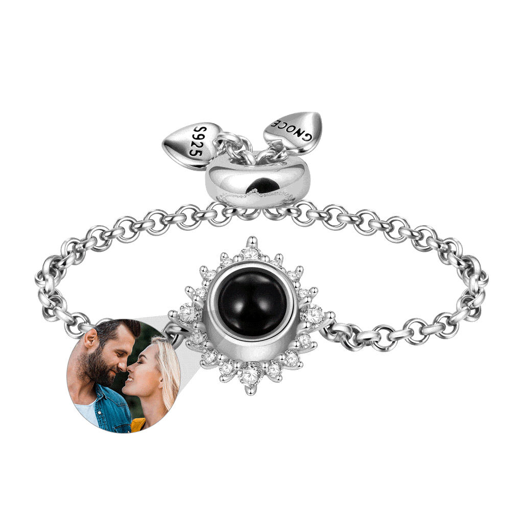Anillo De Cadena Con Perla De Foto