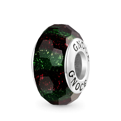 Colgante Murano Obsidiana Ondulado