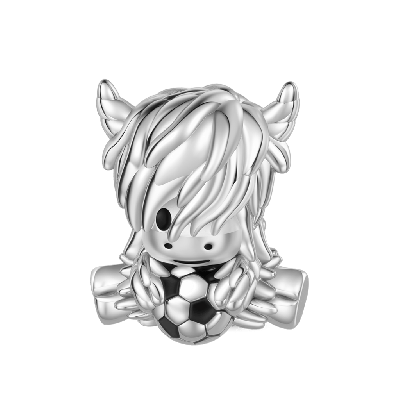 Charm Vaca de las Tierras Altas de Fútbol