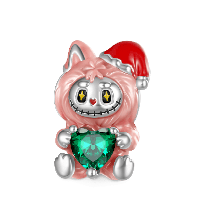 Charm de Muñeca de Juguete Rosa de la Serie Pequeño Monstruo
